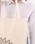Zoozie Bags Bolso de Mano 1189, Algodón 100%, Crema, 35 x 40 x 8 cm
